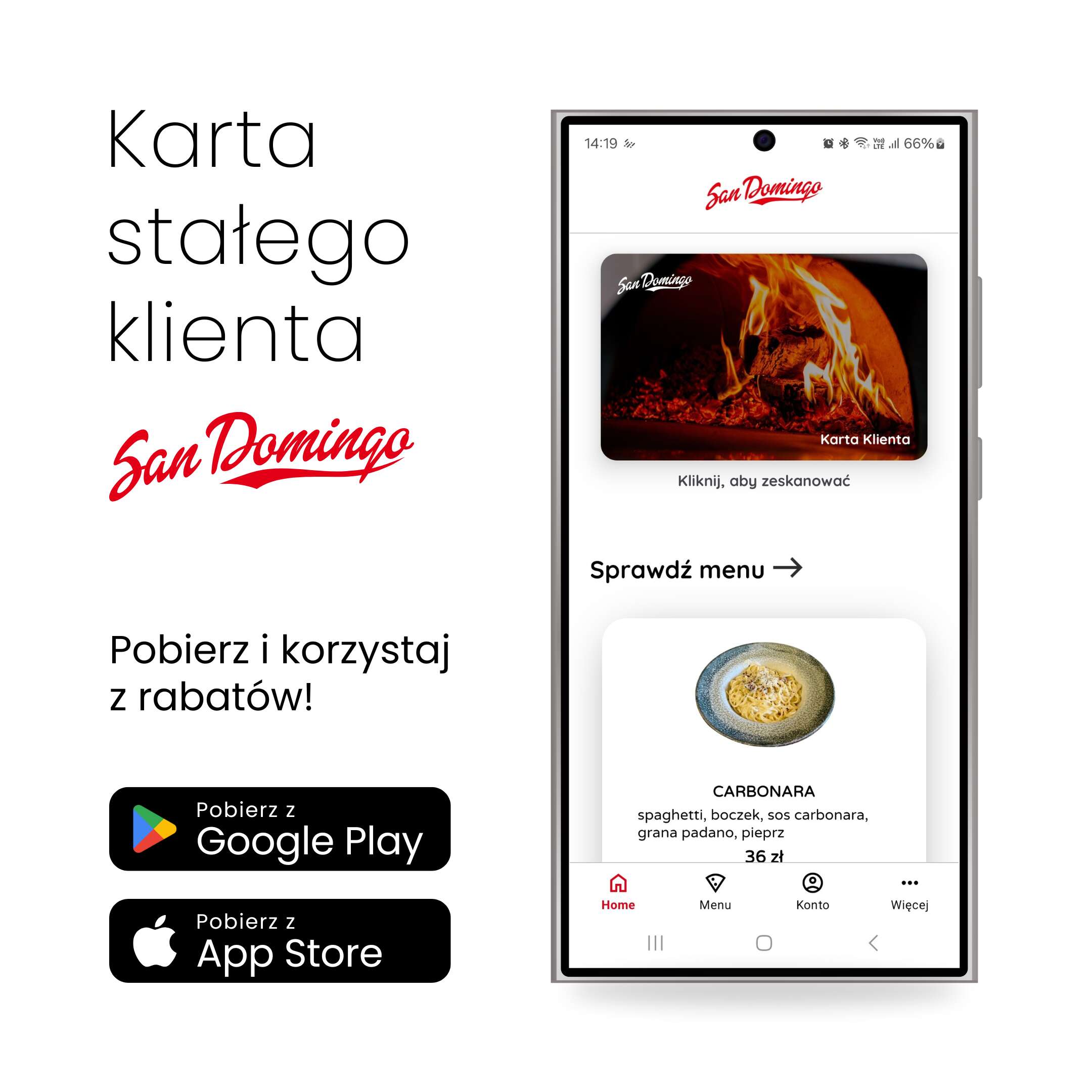 Karta stałego klienta San Domingo